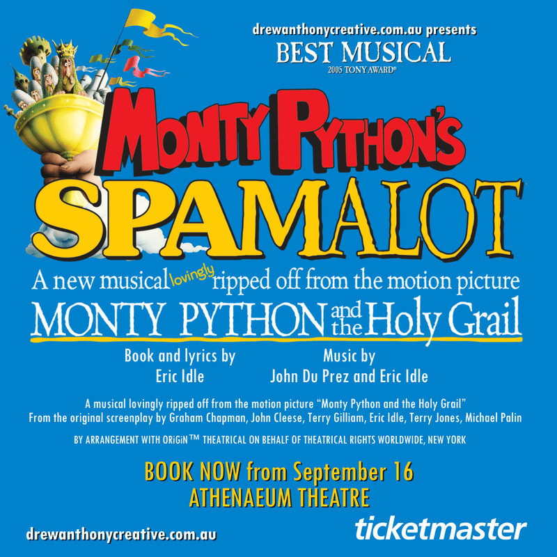 Monty Python's Spamalot production poster