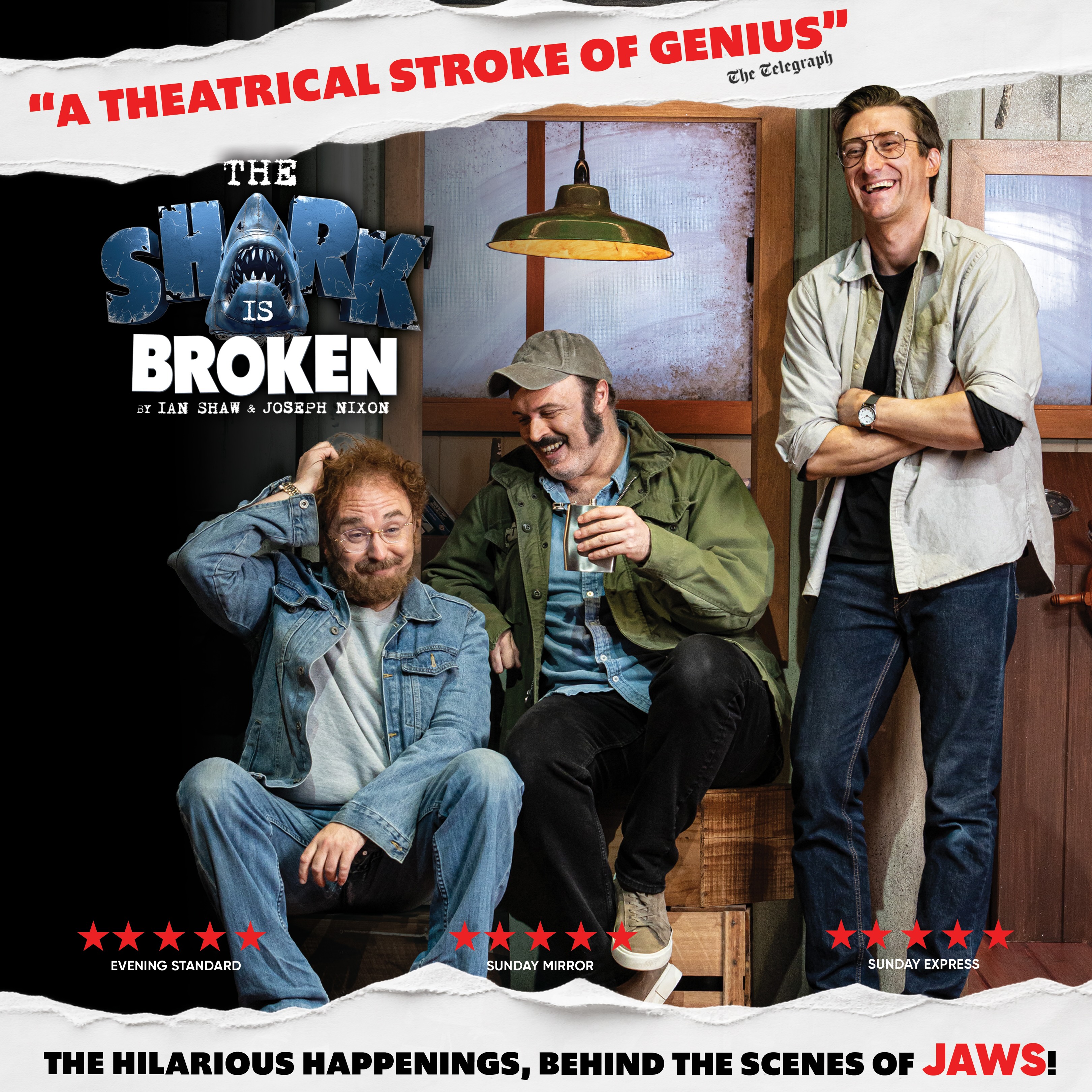 The Shark Is Broken production poster